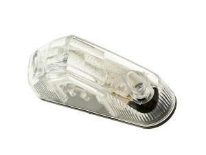 Rcklicht LED Klarglas 83x22mm mit Kennzeichen Beleuchtung E-Prfzeichen universal