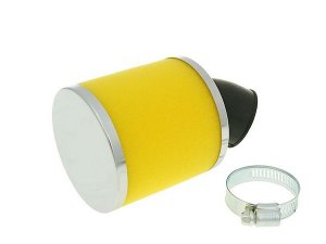 Luftfilter Big Foam 28-35mm abgewinkelt gelb