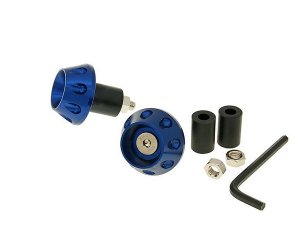 Lenkerende Vibrationsdämpfer Flat 13,5 / 17,5mm - blau