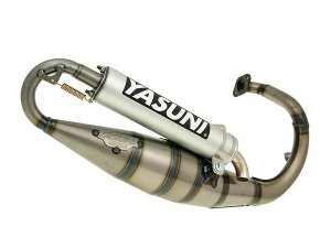 Auspuff Yasuni Scooter R Aluminium fr Peugeot stehend