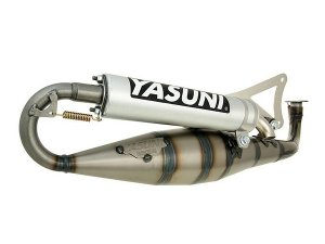 Auspuff Yasuni Carrera 16 Aluminium fr Minarelli liegend